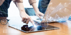Business And Technology Concept.